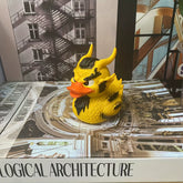 Creative Dragon Duck Resin Figurine – Decorative Desktop Accent