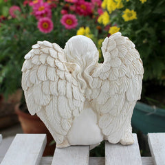 Creative Resin Angel Figurine – Decorative Ornament for Home, Garden, and Desktop