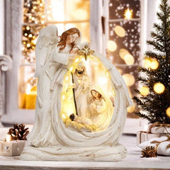 Christmas Resin Holy Family Ornament – Holiday Decoration for Home