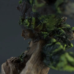 Forest Goddess Resin Statue with Bird - Mystical Nature Sculpture for Garden & Desktop Decor