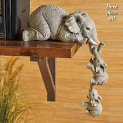 Creative Elephant Resin Ornament – Decorative Figurine for Home, Living Room, and Courtyard