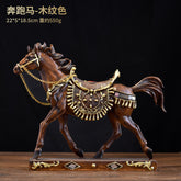 Light Luxury Resin Running Horse Ornament – Home, Office & Desk Decoration