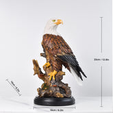 Modern Resin Spreading Wings Eagle Sculpture – Home, Office & Living Room Decoration