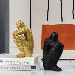 Mosaic Abstract Human Resin Ornament – Home, Entrance & TV Cabinet Decoration