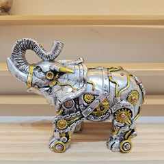 Creative Resin Mechanical Animal Ornaments – Industrial Style Desktop Decorations