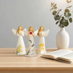 Creative European Love Angel Desktop Ornaments Resin Crafts Christmas Living Room Bookshelf Decoration Statue