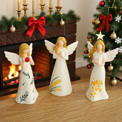 Creative European Love Angel Desktop Ornaments Resin Crafts Christmas Living Room Bookshelf Decoration Statue