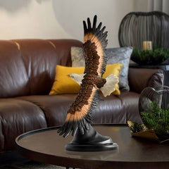 Retro Resin Spreading Wings Eagle Sculpture – Home & Office Decoration