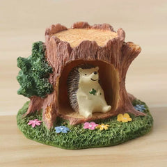 Creative Cartoon Owl Resin Pendant – Decorative Garden and Outdoor Ornament