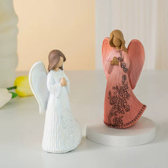 Creative European Blessing Angel Resin Crafts For Home Living Room Tv Cabinet Desktop Decorations Ornaments Crafts