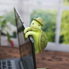 Creative Turtle Resin Flowerpot Pendant – Decorative Ornament for Garden, Office, and Desktop