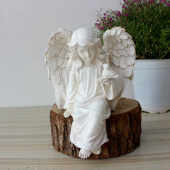 Creative Resin Angel Figurine – Decorative Ornament for Home, Garden, and Desktop