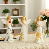 Creative European Love Angel Desktop Ornaments Resin Crafts Christmas Living Room Bookshelf Decoration Statue