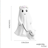 Creative Resin Character Figurine – Cute Dog Walking Style Decorative Desktop Ornament