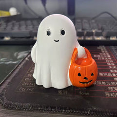 Creative Cute Ghost Resin Ornament – Decorative Desktop Figurine