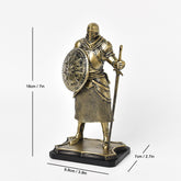 Nordic Retro Resin Knight Ornament – Creative Home & Office Decoration