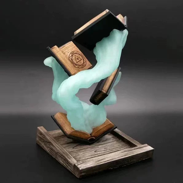 Creative Book-Style Resin Desktop Ornament – Decorative Retro Figurine