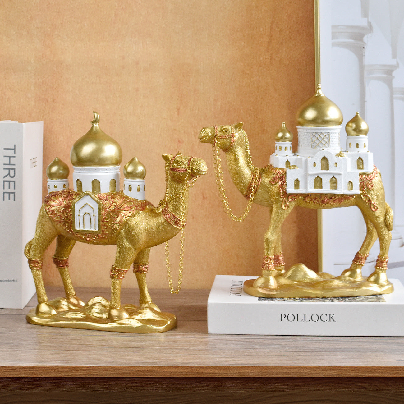 Classical Middle Eastern Camel Statue – Resin Home & Office Decoration