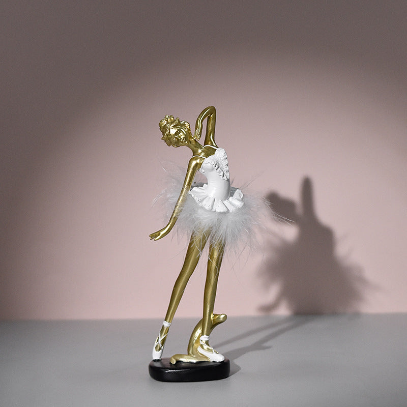 Ballet Dancer Resin Ornament – Desktop & Home Decoration Gift