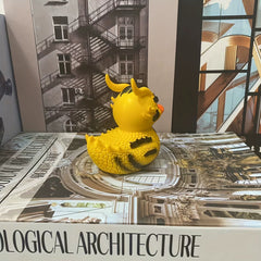 Creative Dragon Duck Resin Figurine – Decorative Desktop Accent