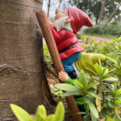 Creative Elf Resin Statue – Decorative Tree Ornament for Garden and Courtyard