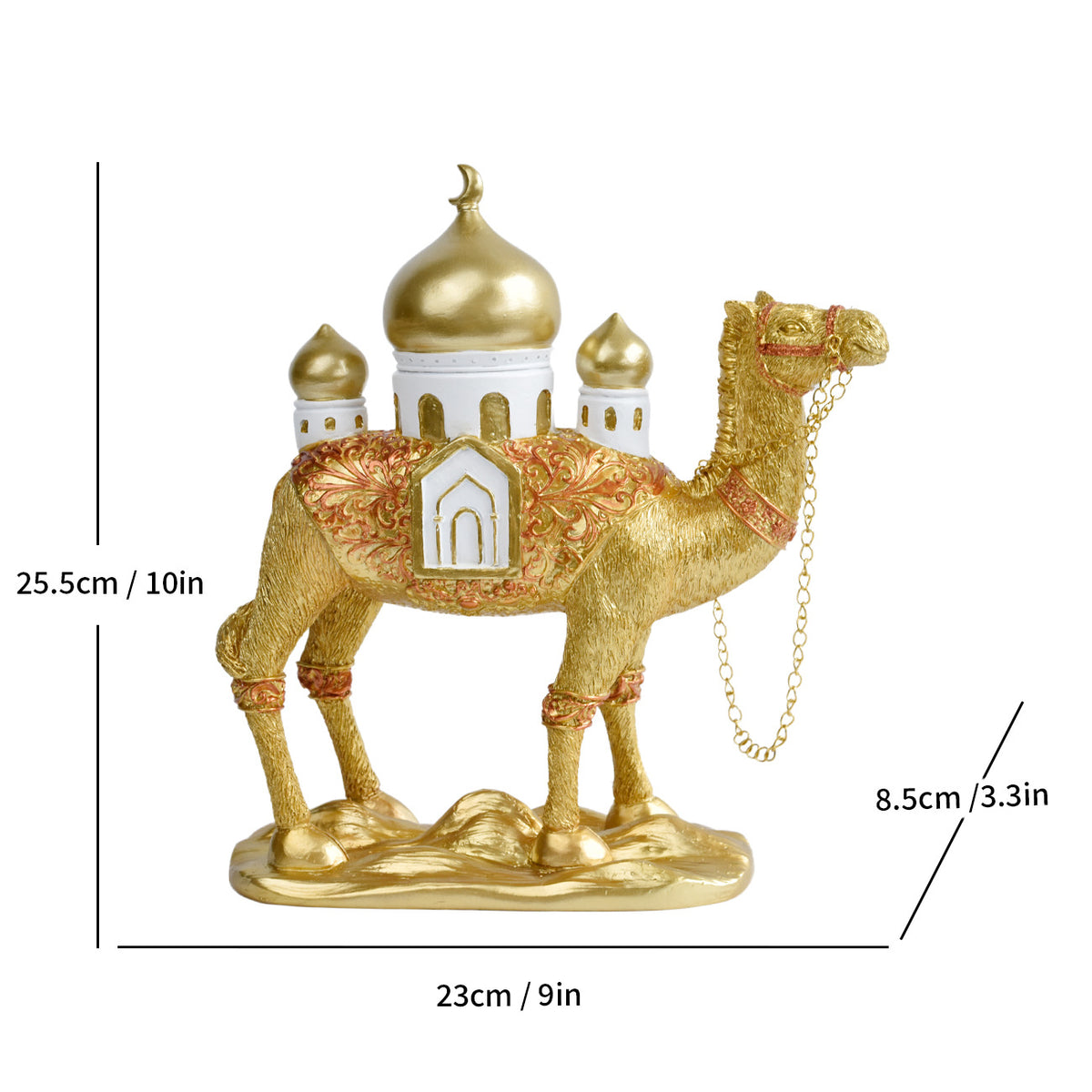 Classical Middle Eastern Camel Statue – Resin Home & Office Decoration