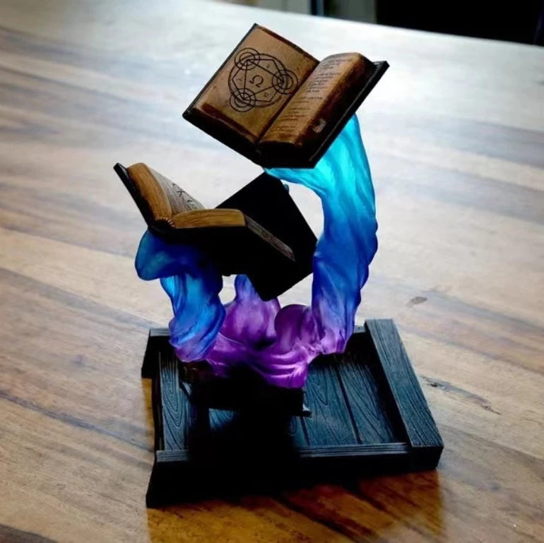 Creative Book-Style Resin Desktop Ornament – Decorative Retro Figurine