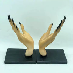 Creative Resin Hand Figurine – Decorative Bookend and Desktop Ornament