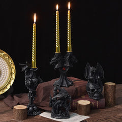 European & American Dragon Resin Candlestick – Desktop, Office & Halloween Decoration