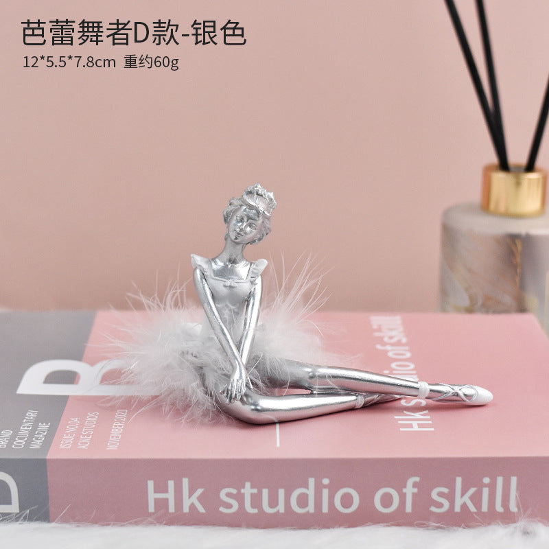 Ballet Dancer Resin Ornament – Desktop & Home Decoration Gift