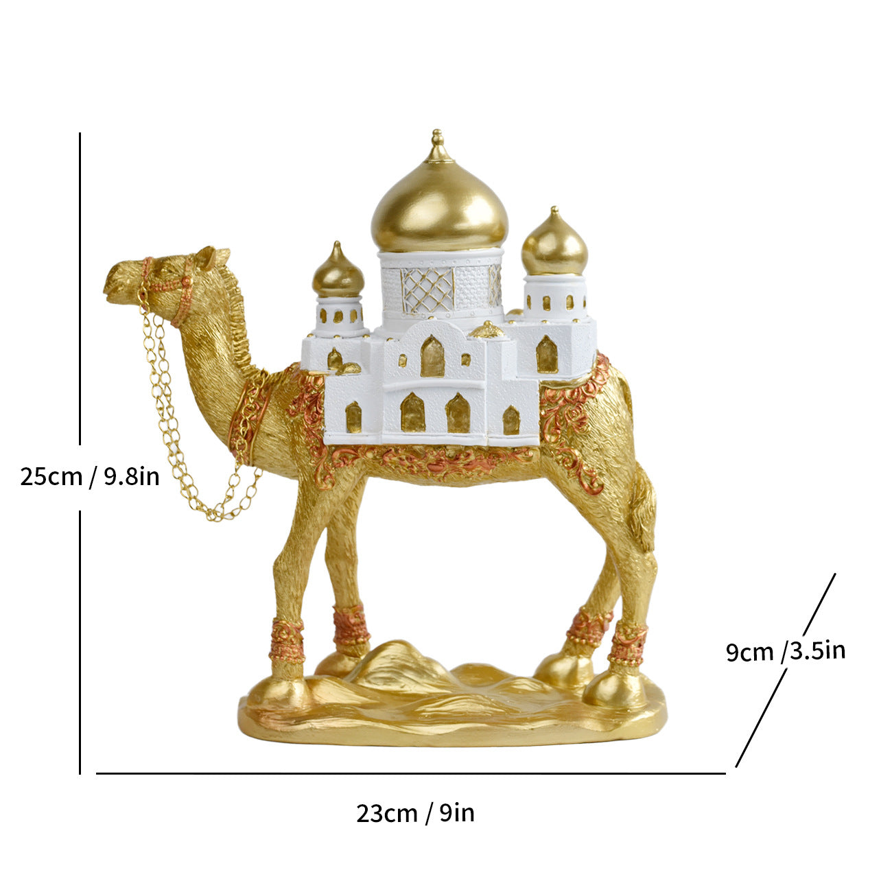 Classical Middle Eastern Camel Statue – Resin Home & Office Decoration