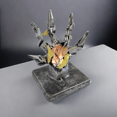 Crystal Hand Phone and Controller Stand – Decorative Resin Desktop Holder