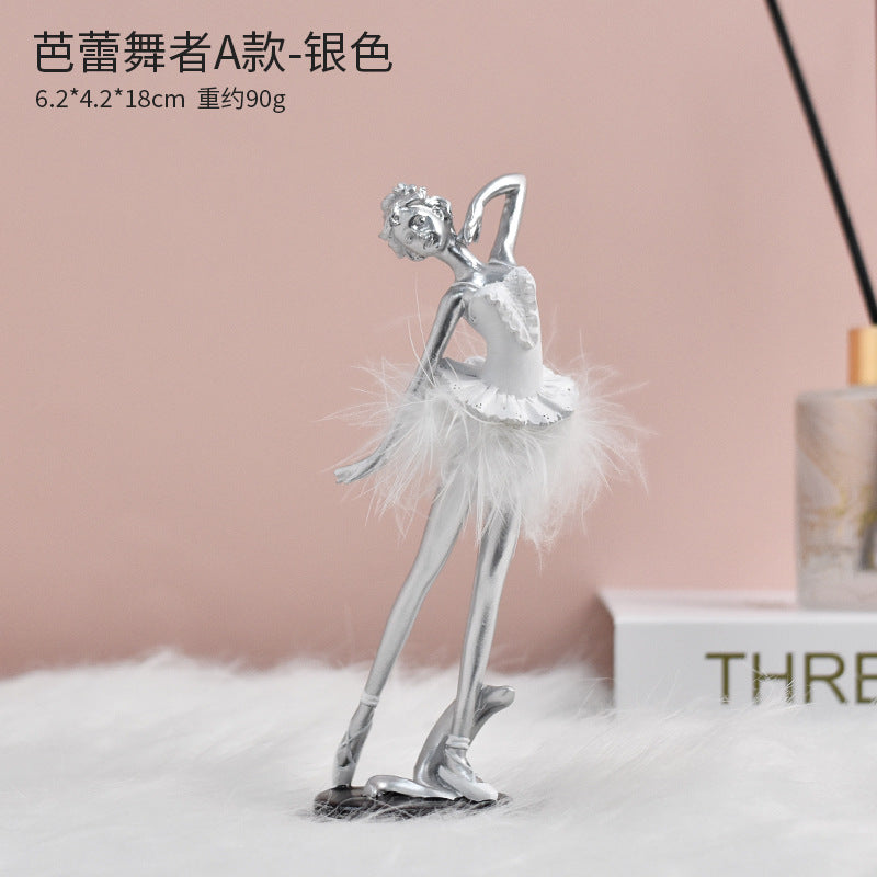 Ballet Dancer Resin Ornament – Desktop & Home Decoration Gift