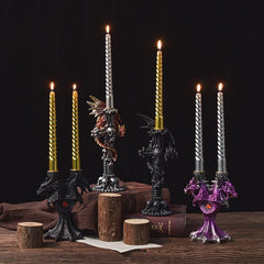 European & American Dragon Resin Candlestick – Desktop, Office & Halloween Decoration