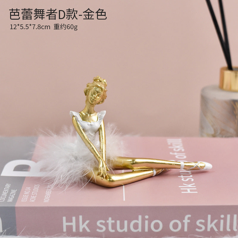 Ballet Dancer Resin Ornament – Desktop & Home Decoration Gift