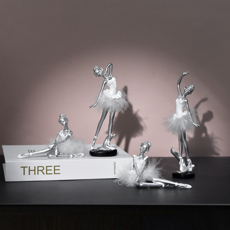 Ballet Dancer Resin Ornament – Desktop & Home Decoration Gift