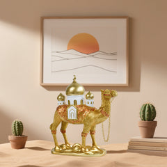 Classical Middle Eastern Camel Statue – Resin Home & Office Decoration